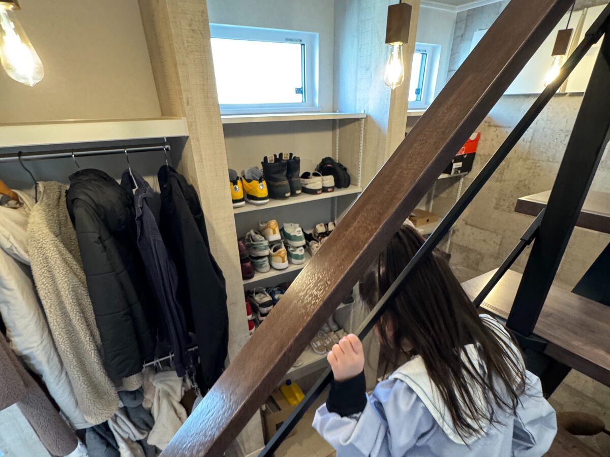 オープン階段のある家　郡山市注文住宅