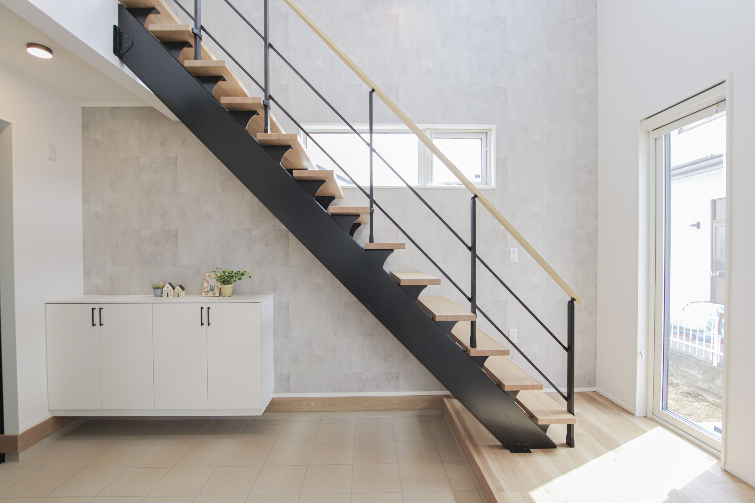 オープン階段のお家！郡山市注文住宅