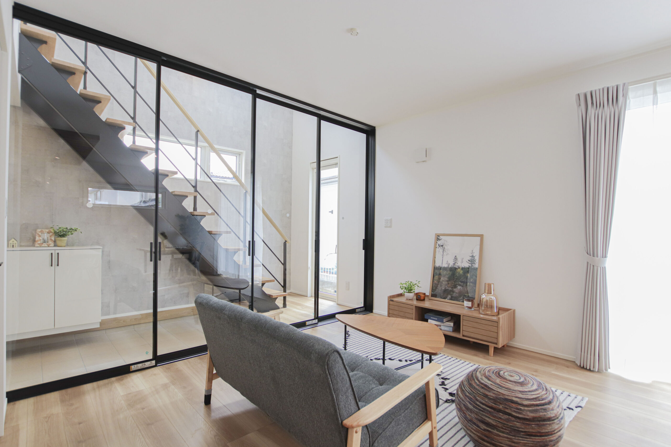 オープン階段のお家！郡山市注文住宅