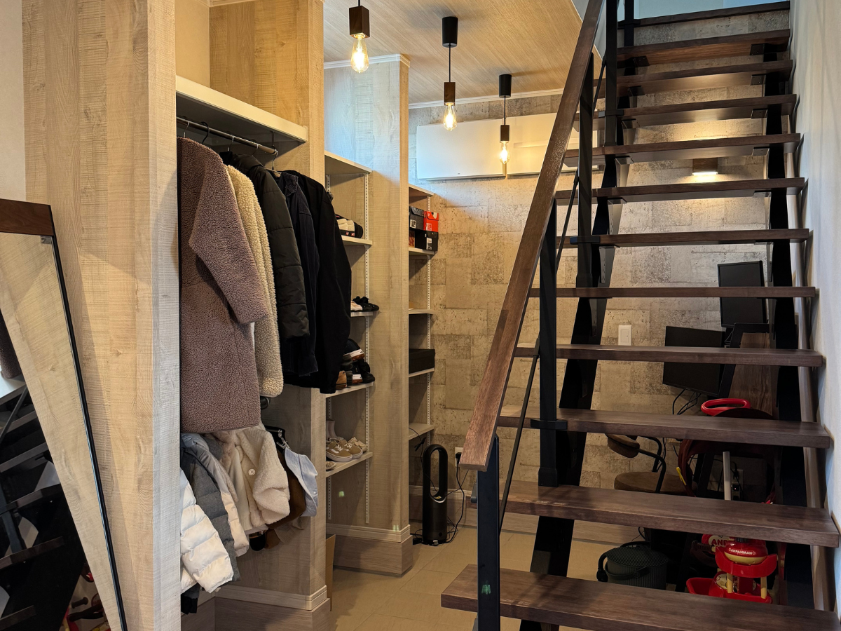 オープン階段のある家　郡山市注文住宅