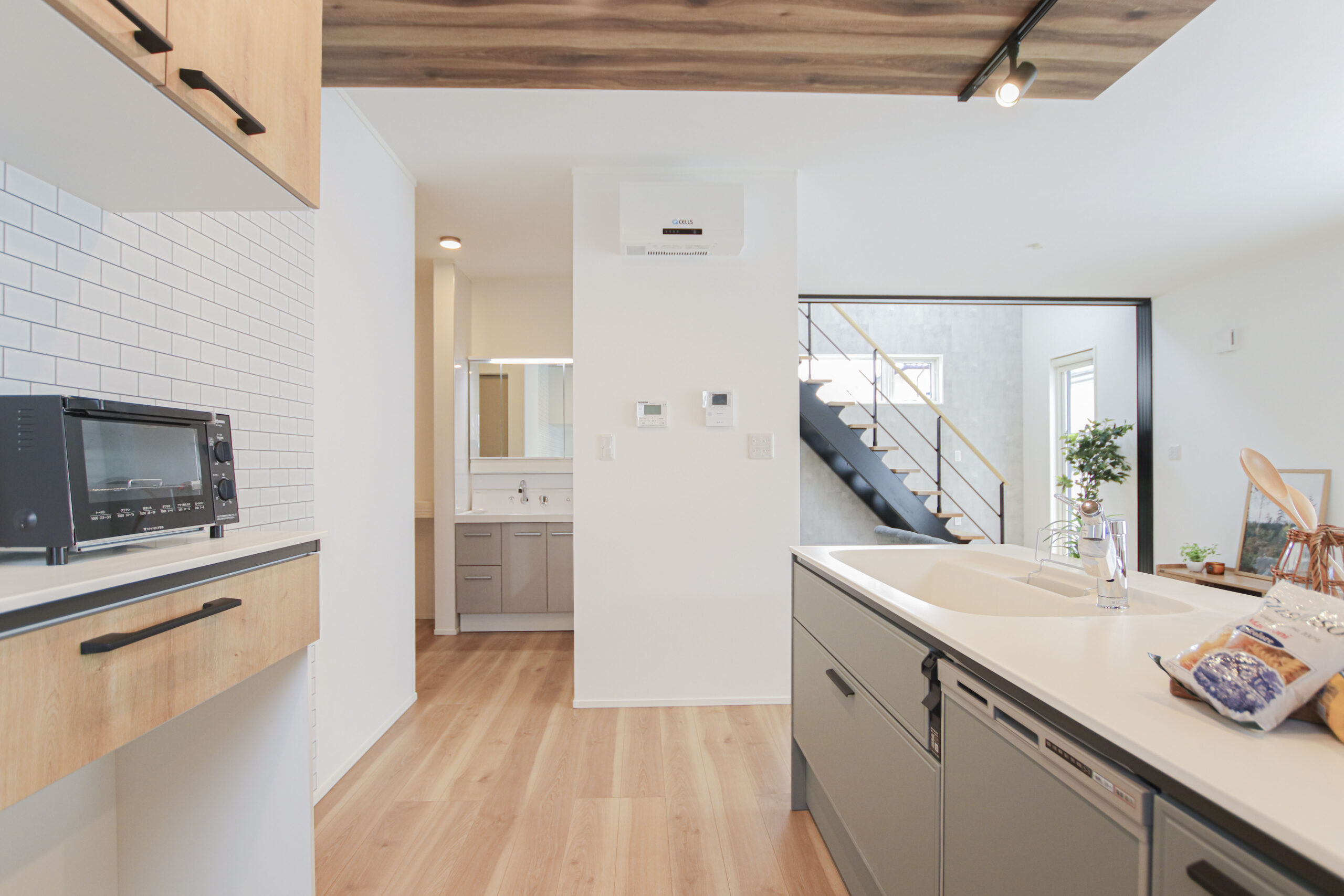 オープン階段のお家！郡山市注文住宅