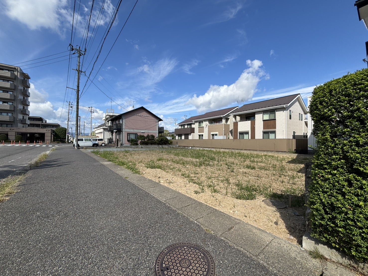 郡山市鶴見坦三丁目売地