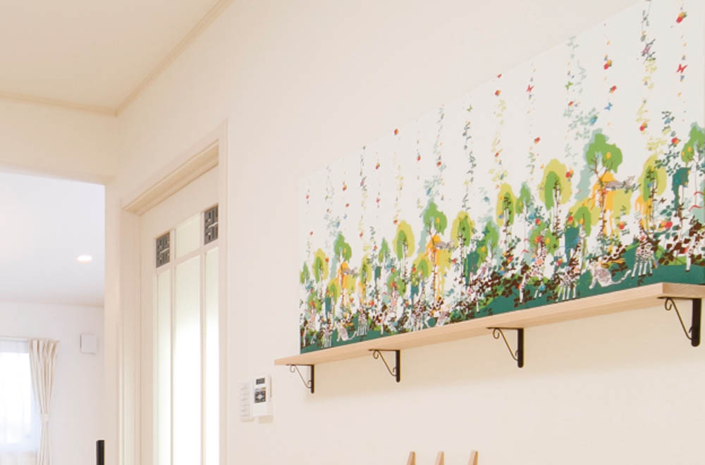 採光性と家族の団欒を大切にした明るい家　須賀川市　注文住宅