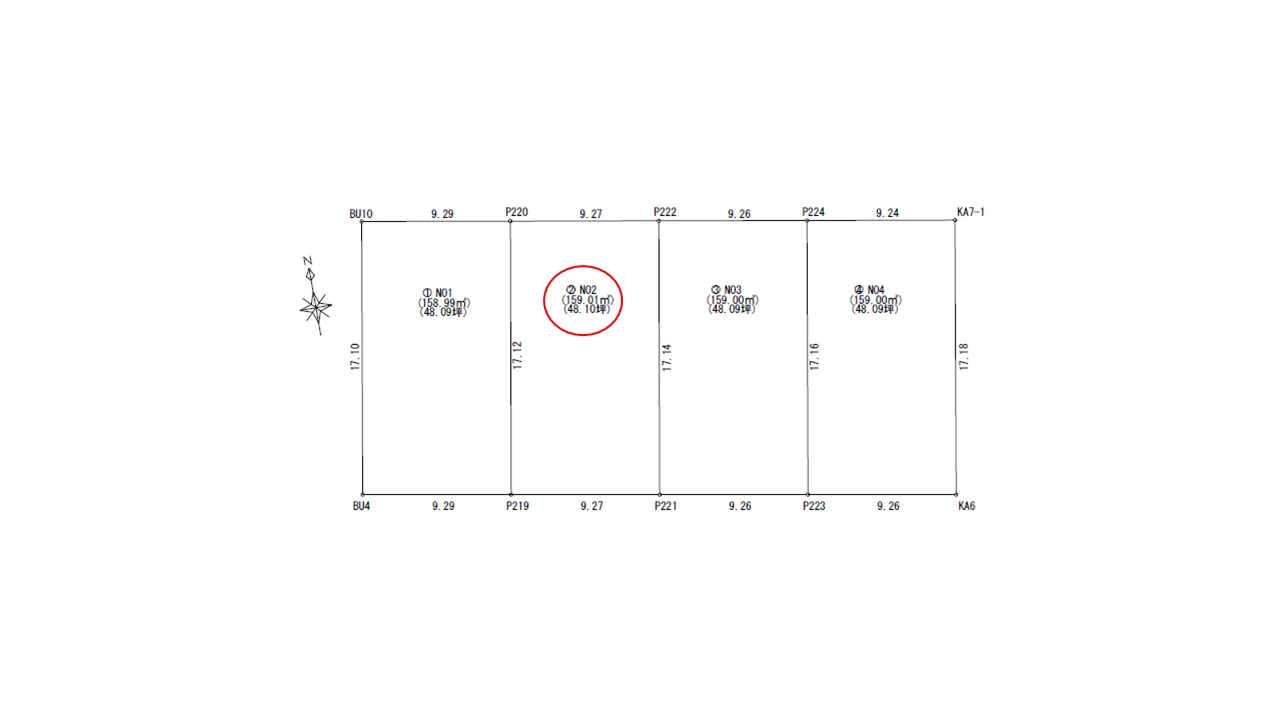 郡山市大槻町前畑分譲地