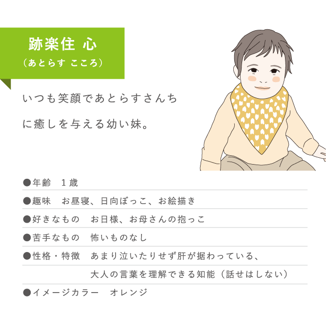 跡楽住 心（あとらす こころ）