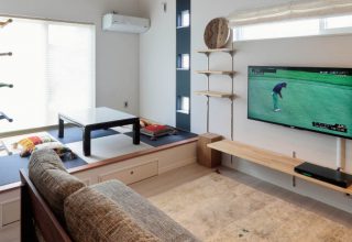 部屋ごとに異なったテーマがある家の写真