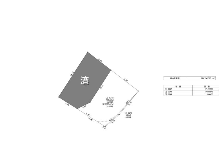 郡山市富田町字天神林地内の写真