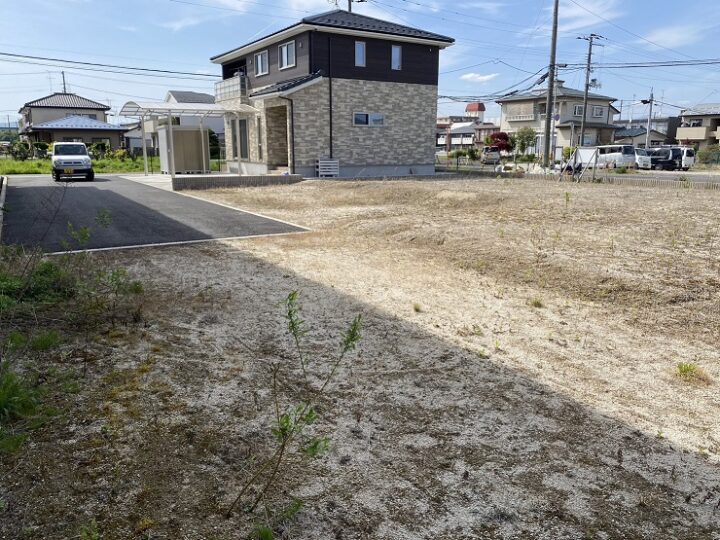 郡山市安積町日出山売地の写真